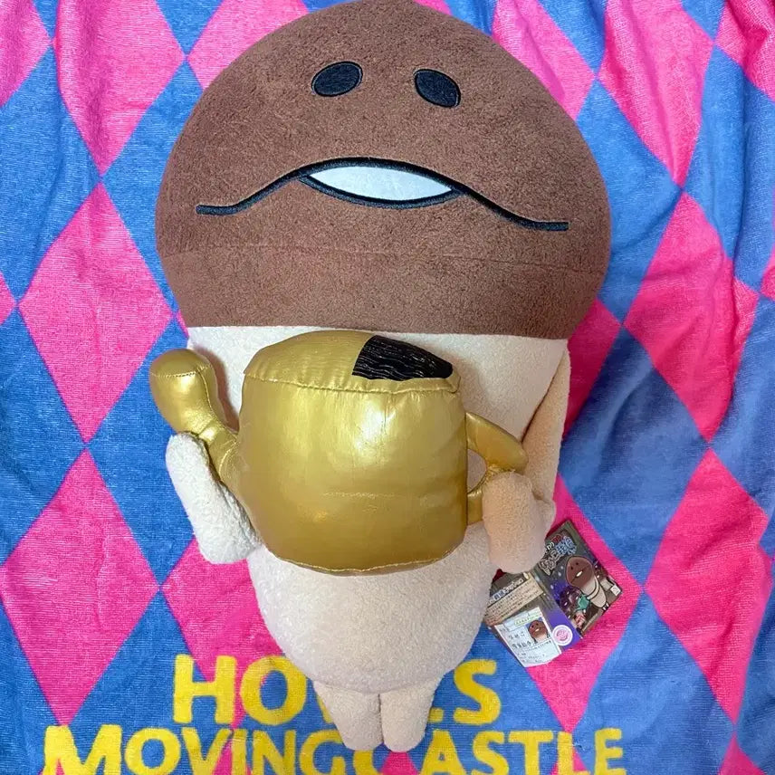 [BUNJANG] Vintage Golden Watering Can Namco Large Plush / 선착순급처]고전 황금 물뿌리개 나메코 대형 인형