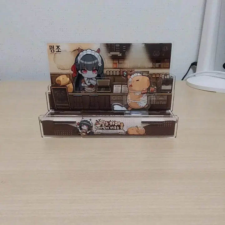 [BUNJANG] D.O. (EXO) Acrylic Diorama / 급처) 명조 치사 카페 이동형 아크릴 디오라마