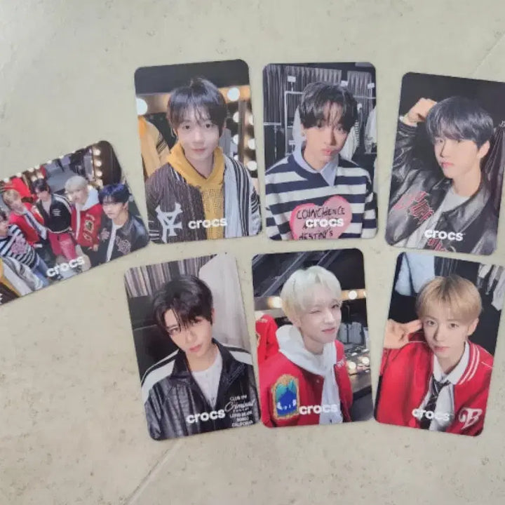 [BUNJANG] NCT WISH x Crocs Photocard 7-Set / NCT WISH (엔시티위시) X 크록스 포토카드 7장 세트 미사용 새상품