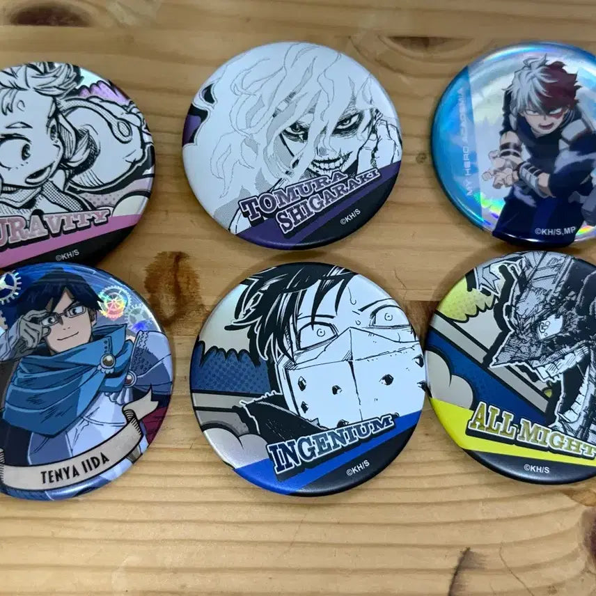 [BUNJANG] My Hero Academia Can Badge Bundle Set / 히로아카 캔뱃지 일괄