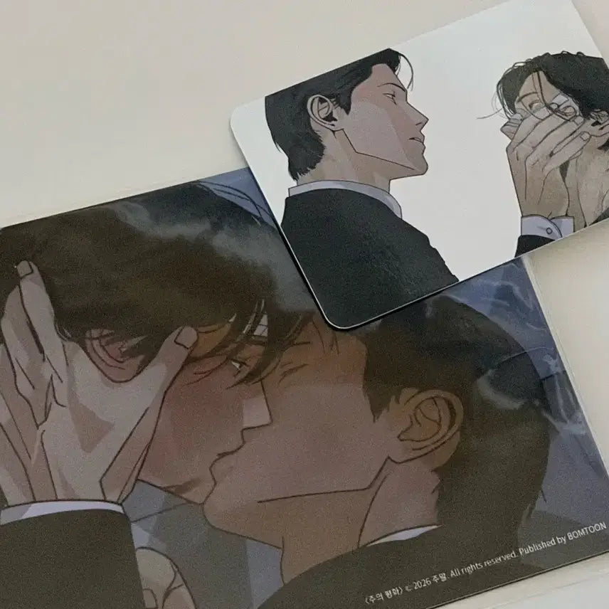 [BUNJANG] Cafe Lebom Joo Pyong Peace Resin Popup Drink Photocard A / 카페 레봄 주의평화 음료특전A 주평 살롱드르봉 레진 팝업