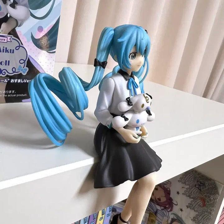 [BUNJANG] Hatsune Miku x Cinnamoroll Sanrio Chocolat Nosed Noodle Stopper Figure / 하츠네 미쿠 시나모롤 산리오 세가 쵸코노세 누들스토퍼 피규어