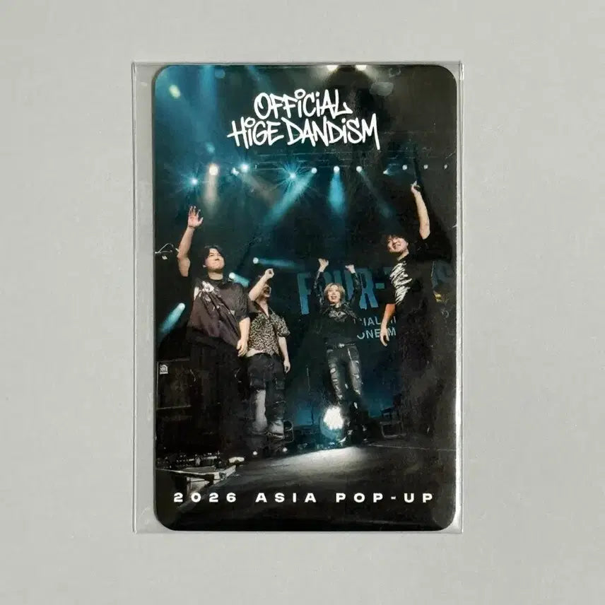 [BUNJANG] Official Higedandism 2026 Asia Popup POB Photocard / 오피셜 히게단디즘 2026 아시아 팝업 특전 포토카드