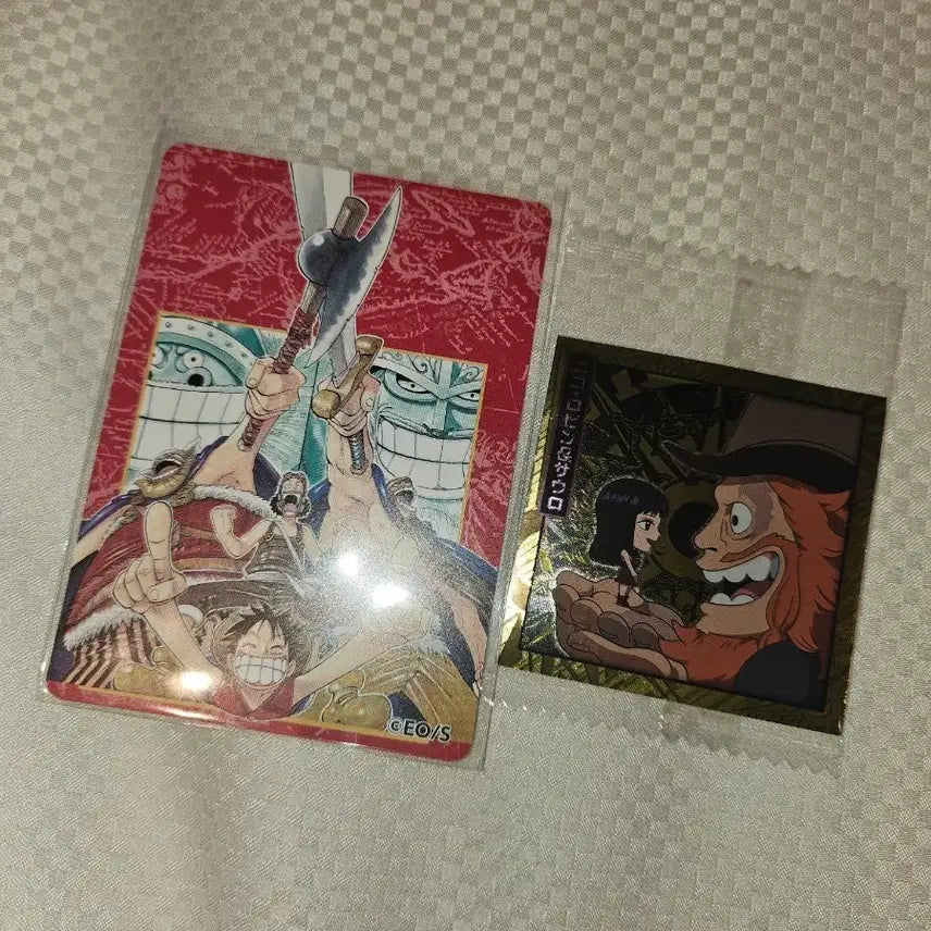 [BUNJANG] One Piece Monkey D. Dragon &amp; Monkey D. Garp Elbaf Arc Wafers Card Set / 원피스 포토카드 도기 브로기 엘바프