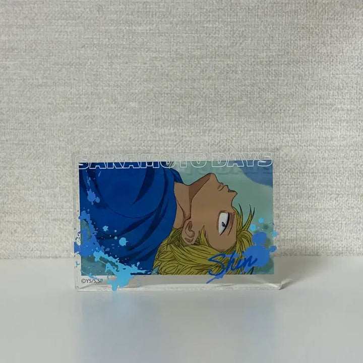 [BUNJANG] Sakamoto Days Asakura Shin Acrylic Block / 사카모토 데이즈 아사쿠라 신 아크릴 블럭 다이소 굿즈