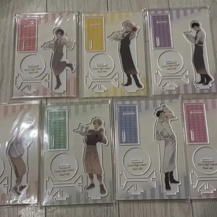 [BUNJANG] Ouran High School Host Club Tamaki, Haninozuka, Kyouya, Haruhi Acrylic Stand Bundle / 일괄 아크릴 스탠드 카페 원화 오란고교 호스트부 타마키 하니 모리 쿄우야 하루히