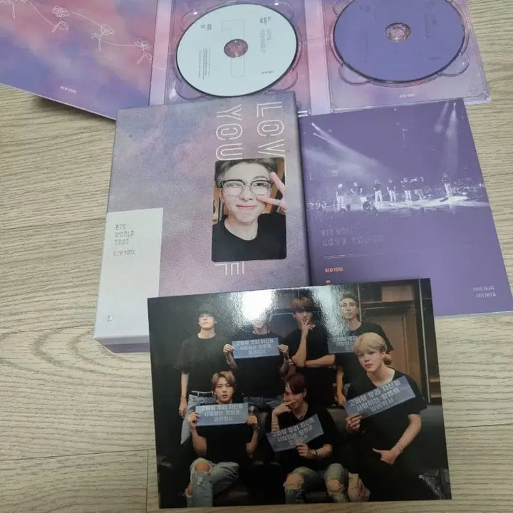[BUNJANG] BTS RM Love Yourself New York DVD Full Set Photocard / 방탄 럽셀뉴욕 dvd 남준 포카포함 풀셋양도.  bts RM