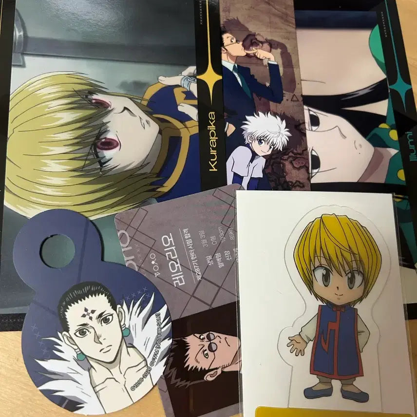 [BUNJANG] Hunter x Hunter Collaboration Cafe Goods Bundle Set / 헌터헌터 콜라보카페 굿즈