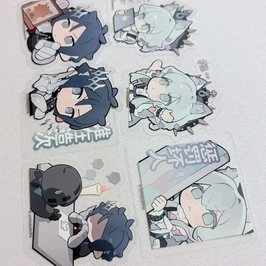 [BUNJANG] Arknights Rosemontis Zuo Rak Sticker Set / 명일방주 명방 로즈몬티스 좌락 스티커