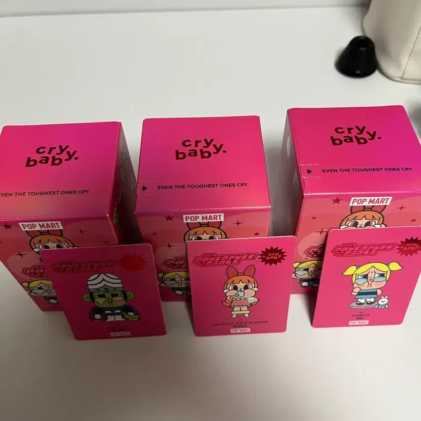 [BUNJANG] Powerpuff Girls Crybaby Pop Mart Collaboration Figure / 파워퍼프걸 크라이베이비 팝마트