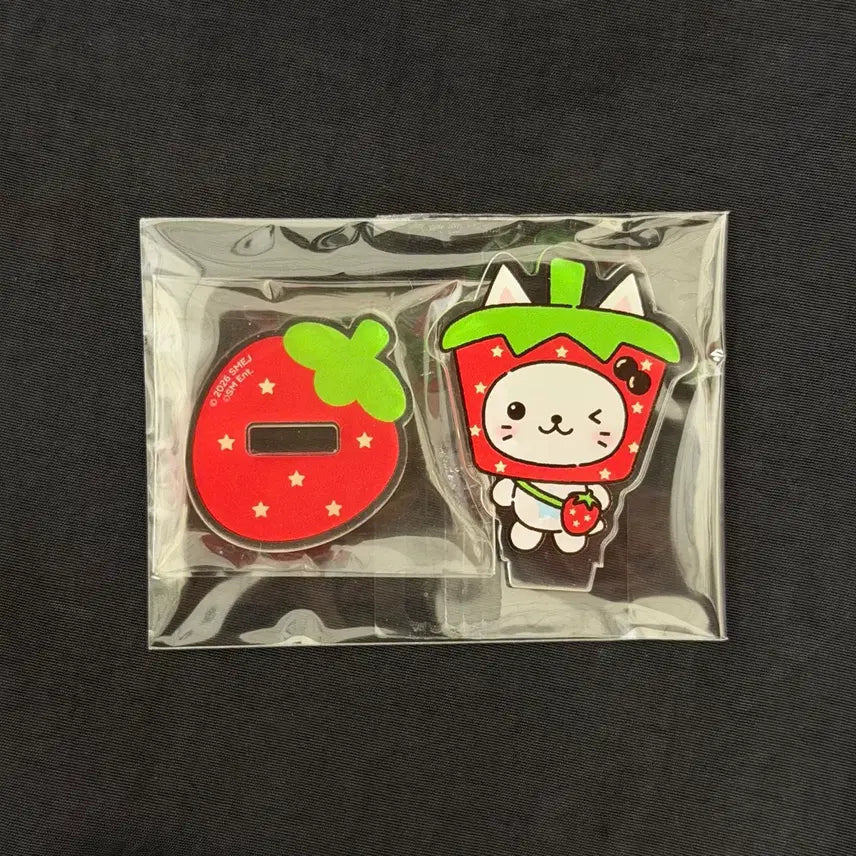 [BUNJANG] NCT WISH Wish Berry Bakery Japan Pop-up Random Toy Mini Acrylic Stand Yushi / 엔시티위시 위시베리베이커리 일본 팝업 랜덤토이 미니 아크릴 스탠드 딸기 버블냥 유우시