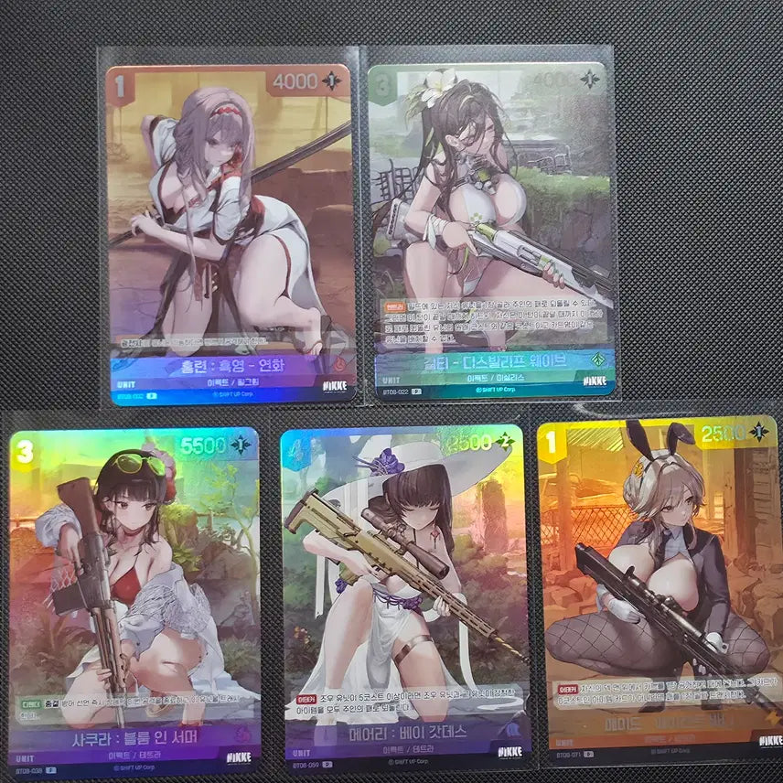 [BUNJANG] Nibel Arena BT08 Promo Card Full Set (5 Types) / 니벨아레나 BT08 프로모카드 전종 5종
