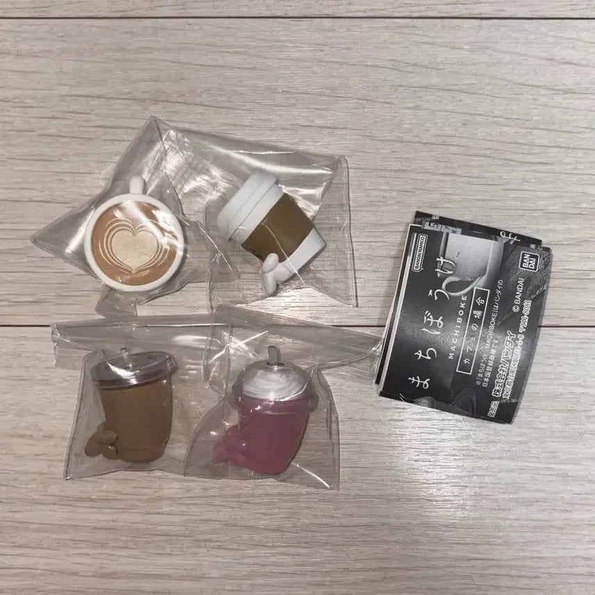 [BUNJANG] Machi Bokke Coffee Gacha Collection (Set of 4) / 일괄)마치보케 카페 커피 가챠 언제오려나