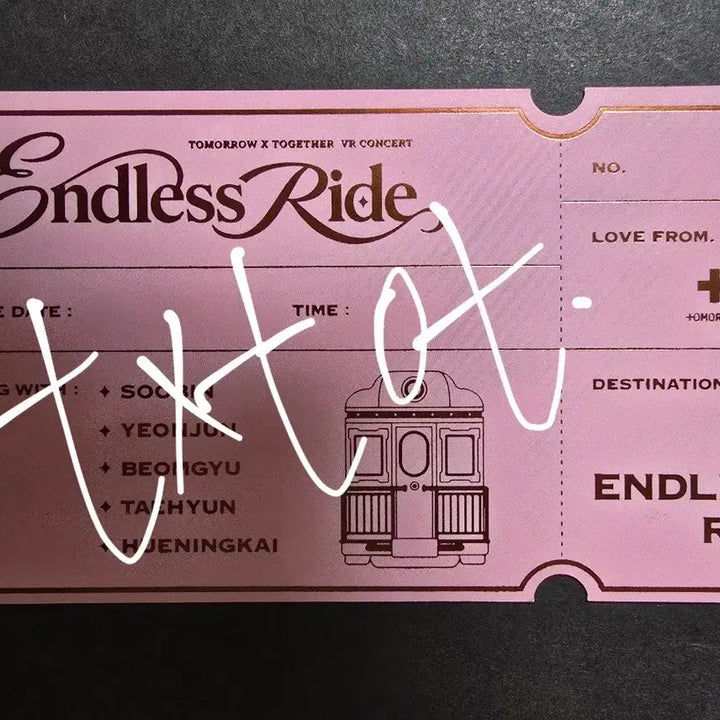 [BUNJANG] TXT TOMORROW X TOGETHER ENDLESS RIDE VR Concert Official Ticket / 투바투 txt 투모로우바이투게더 ENDLESS RIDE VR 콘서트 공식 티켓