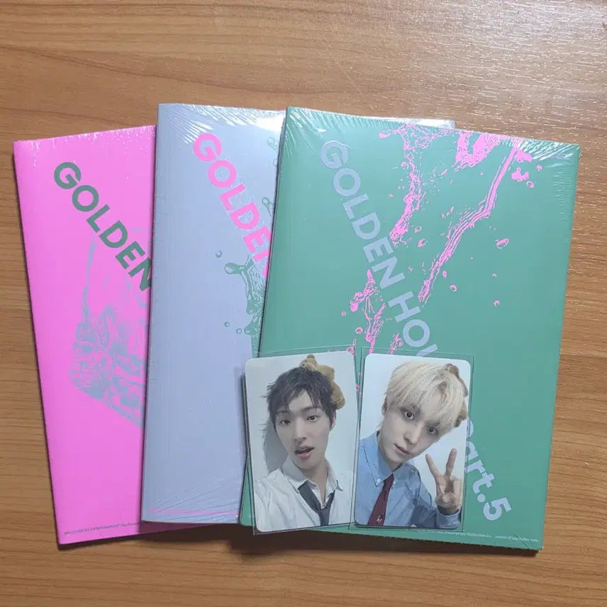 [BUNJANG] ATEEZ Treasure EP.FIN: All to Action TezGom Lucky Draw Trota (Yunho, Mingi) + Golden Hour: Part.5 Album Set / 에이티즈 맵달 티즈곰 럭드 트타(윤호,민기)+골든아워5 앨범 세트