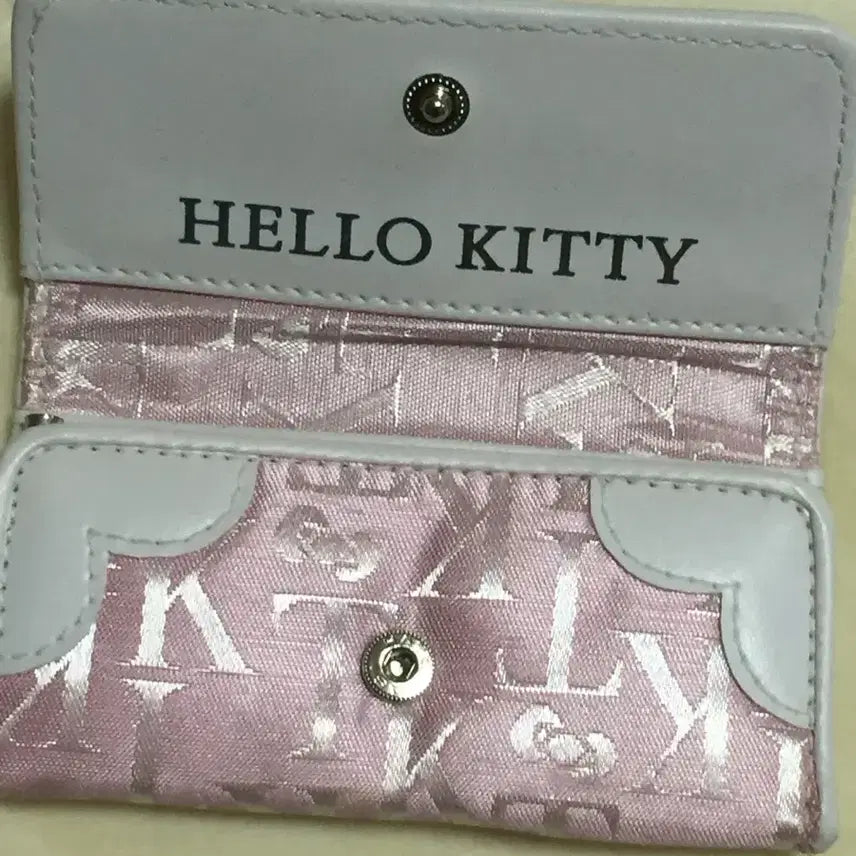 [BUNJANG] Hello Kitty Monogram Wallet Key Holder Pink / 레어) 고전 헬로키티 모노그램 지갑 키홀더 핑크 갸루