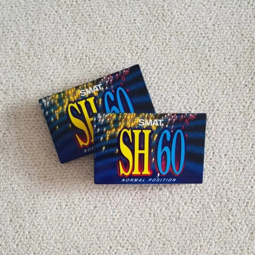 [BUNJANG] SMAT SH60 Blank Cassette Tape (1+1 Bundle) / SMAT SH60 카세트 공테이프 1+1 미개봉