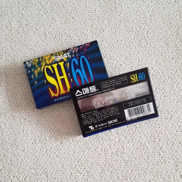 [BUNJANG] SMAT SH60 Blank Cassette Tape (1+1 Bundle) / SMAT SH60 카세트 공테이프 1+1 미개봉
