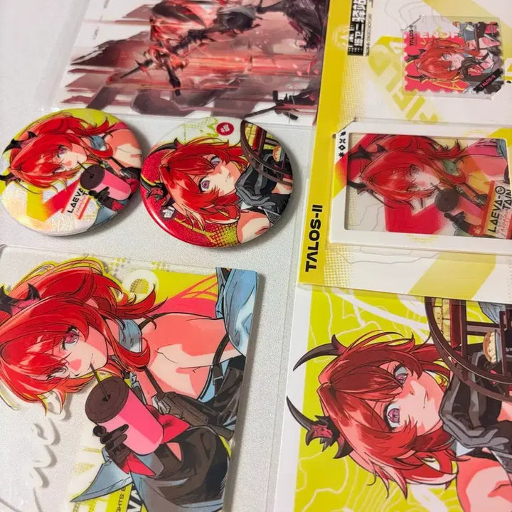 [BUNJANG] Arknights Endfield Levantine Surtr Prismland Acrylic Coaster, Badges, Postcards, and Photocard Set / 명일방주 엔드필드 레바테인 수르트 프리즘랜드 뱃지 아크릴 코스터 엽서