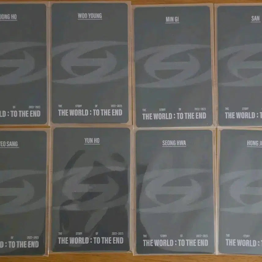 [BUNJANG] ATEEZ THE WORLD : TO THE END Photocard Set (8 pcs) / 에이티즈 THE WORLD : TO THE END 포카 8장 세트