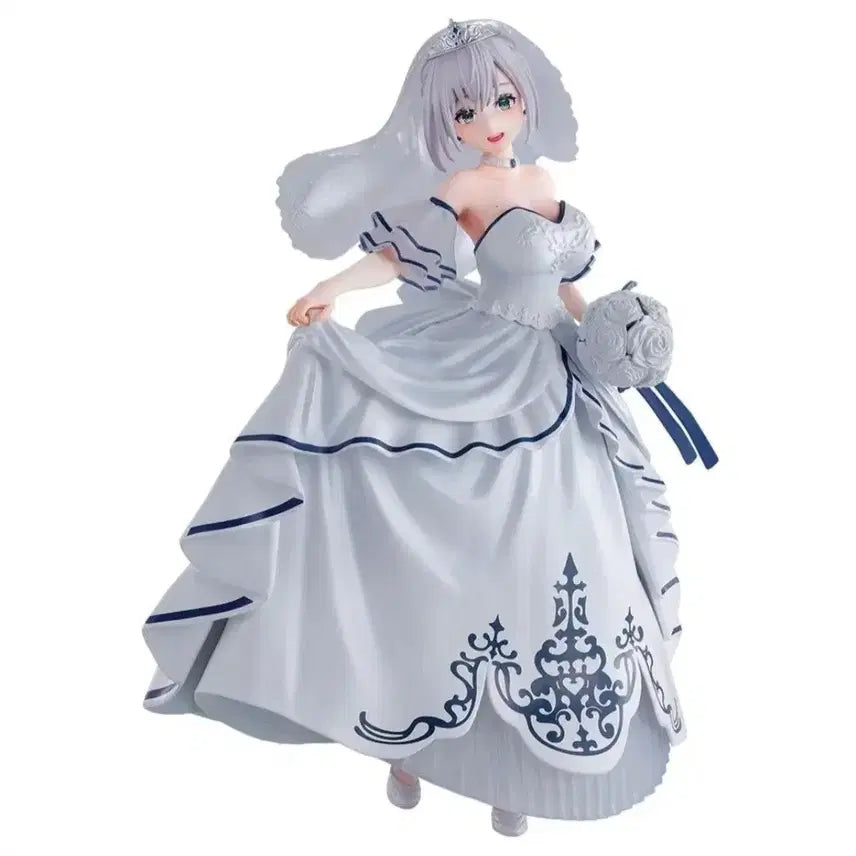 [BUNJANG] Hololive Shirogane Noel Wedding Ver. Figure / 홀로라이브 시로가네 노엘 웨딩 쿠지 피규어