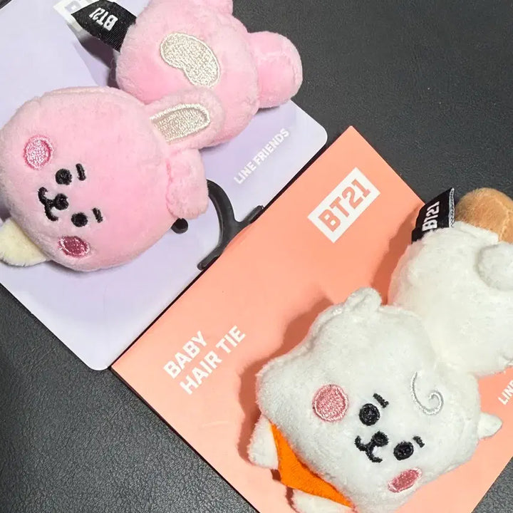[BUNJANG] BT21 Baby Hair Tie RJ/Cooky Bundle Set / BT21 베이비 헤어타이 RJ/쿠키