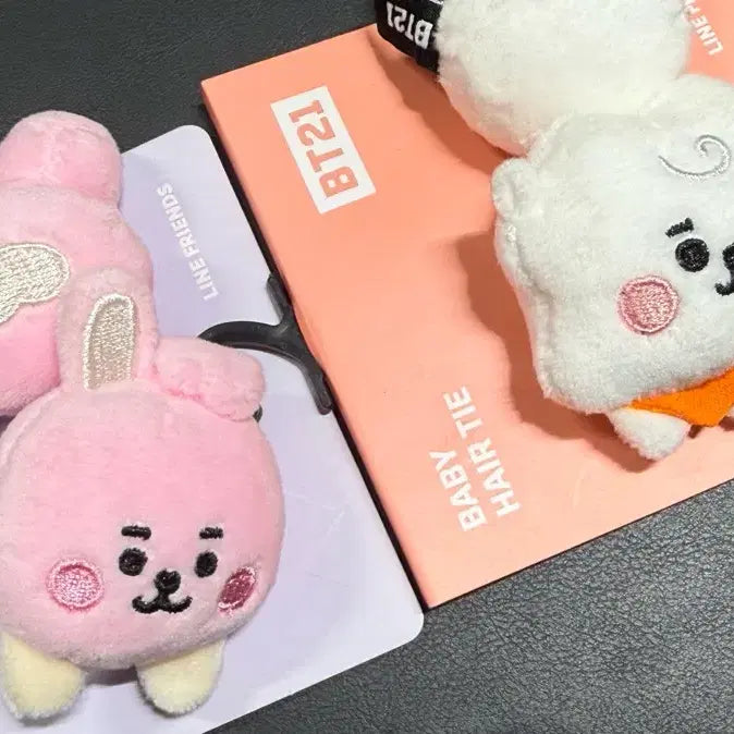 [BUNJANG] BT21 Baby Hair Tie RJ/Cooky Bundle Set / BT21 베이비 헤어타이 RJ/쿠키