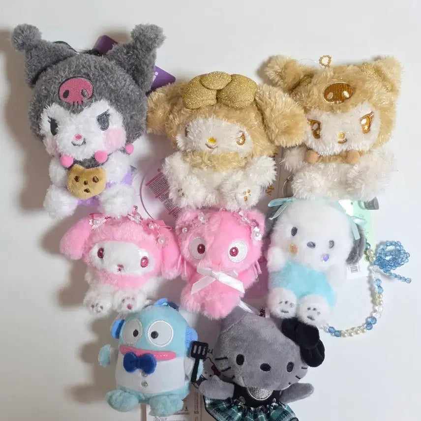 [BUNJANG] Sanrio Plush &amp; Keyring Set / 산리오 인형 및 키링