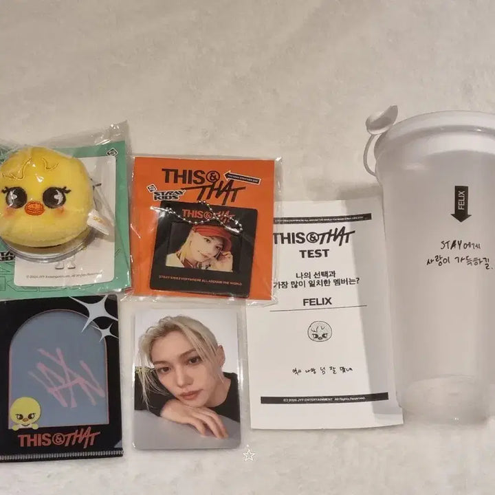 [BUNJANG] Stray Kids Felix Plush Magnetic Holder &amp; Photocard Bundle / 특전포함) 스트레이키즈 StrayKids 필릭스 뽁아리