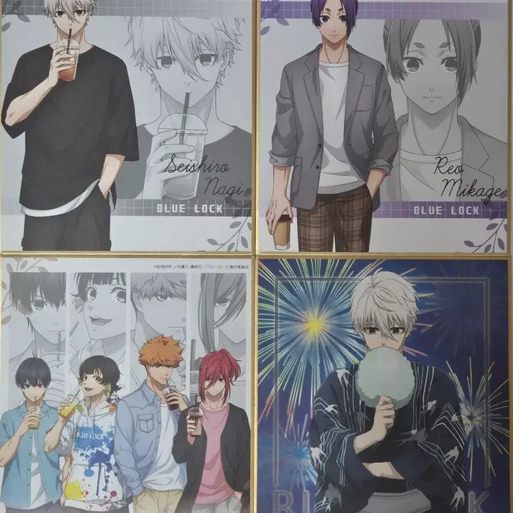 [BUNJANG] Blue Lock Merchandise Bundle (Color Paper, Badges, Acrylic Stands, Keychains) / (탈덕처분/대량) 블루록 색지/ 색지/ 뱃지/ 아크릴 스탠드 키링 판매합니다!