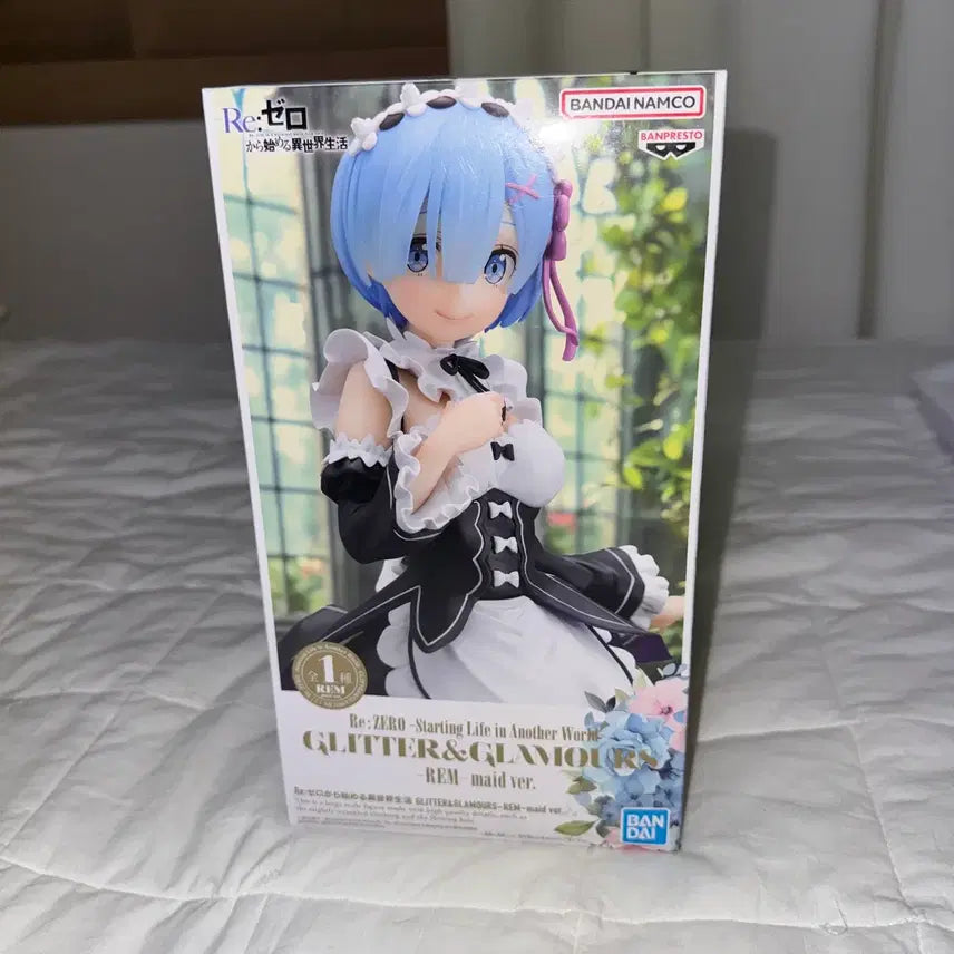 [BUNJANG] Re:Zero Rem Glitter Glamorous Maid Rem Figure / 리제로 렘 글리터 글래머러스 메이드 렘 피규어