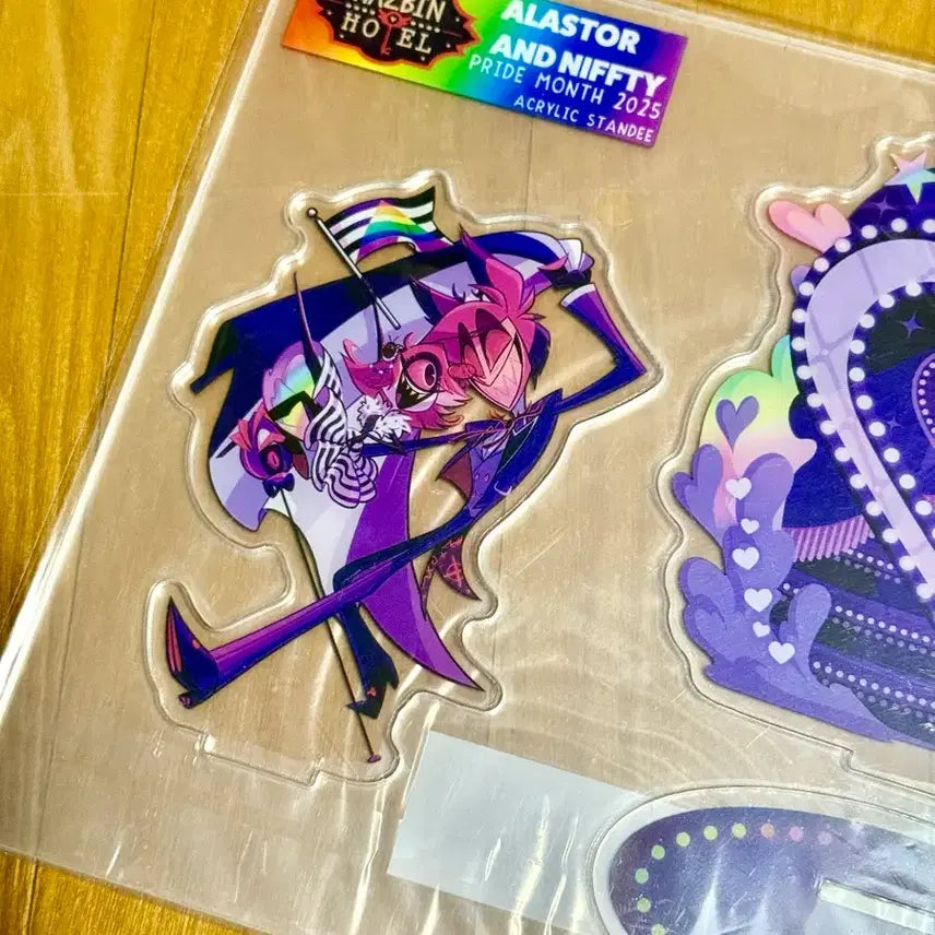 [BUNJANG] Hazbin Hotel Pride 2025 Acrylic Standee Alastor Niffty / 해즈빈호텔 프라이드 2025 아크릴 스탠드 알래스터 니프티