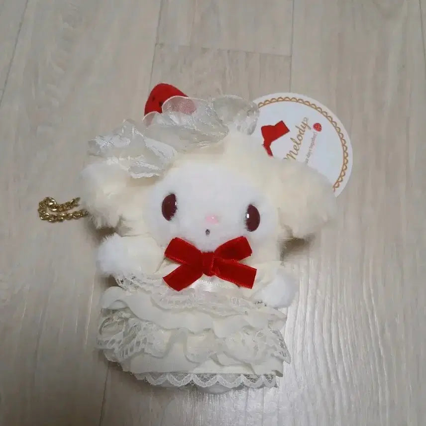 [BUNJANG] Sanrio My Melody Shortcake Mascot Keychain Doll / 산리오 마이멜로디 쇼트케이크 마스코트 인형 키링