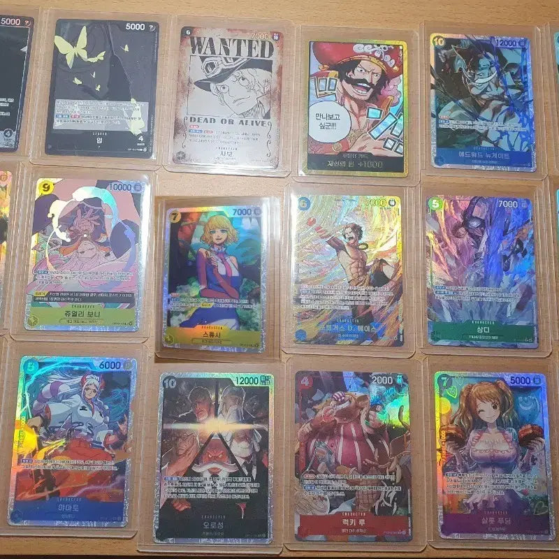 [BUNJANG] One Piece Card Collection - Sabo, Ace, Roger, Whitebeard / 원피스카드