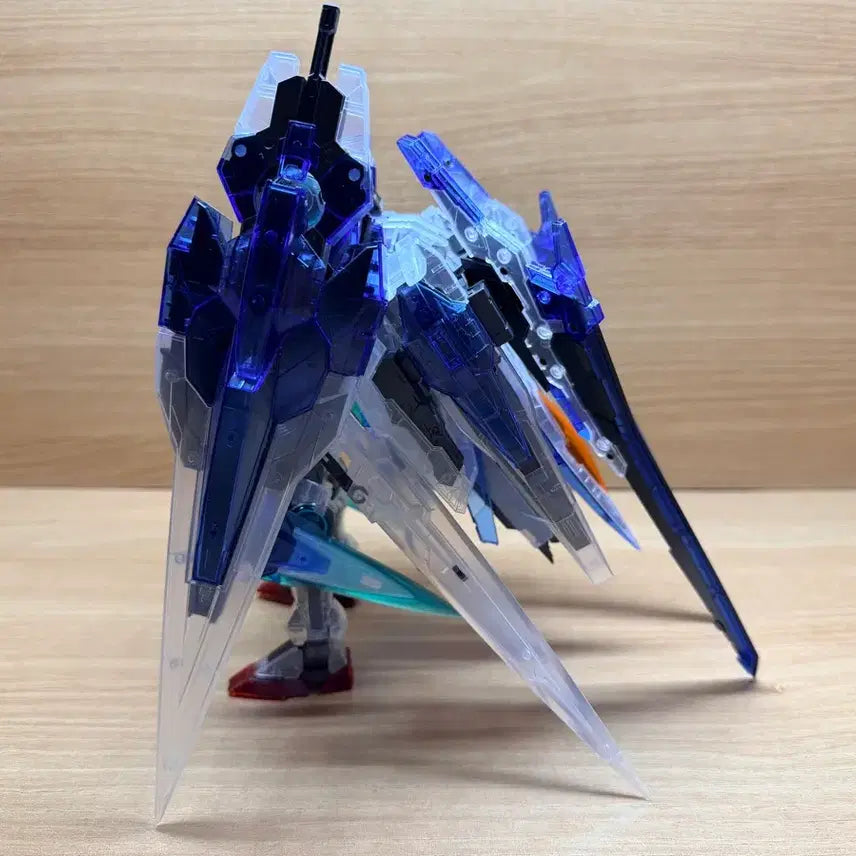 [BUNJANG] Gundam MG 00 Seven Sword/G-Raiser Clear Ver. Model Kit / 조립품 건담 mg 더블오 세븐소드 잔라이저 클리어 팝니다
