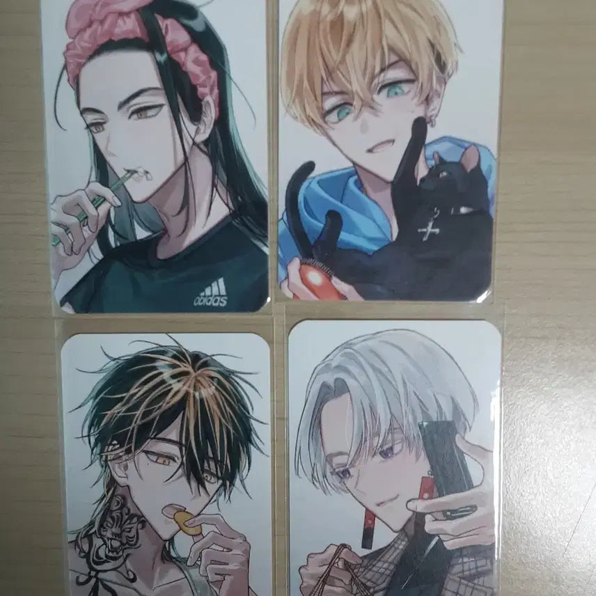 [BUNJANG] DoriBen Chifuyu Kazutora Photocard Bundle Set / 도리벤 포카 4종 일괄 치후유 바지 카즈토라