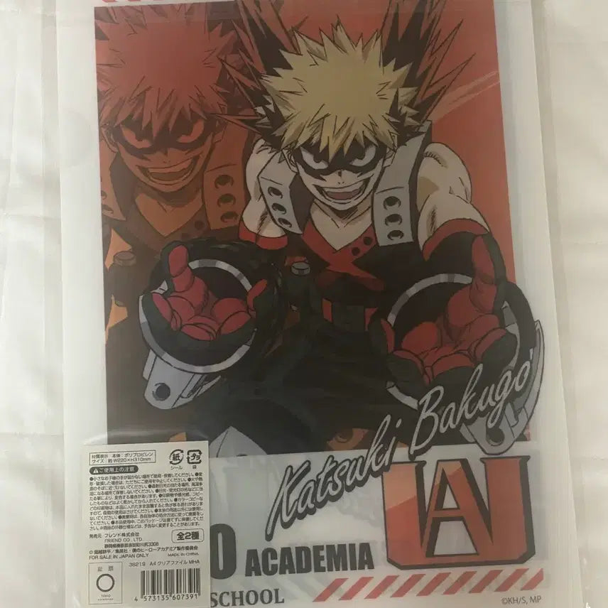 [BUNJANG] My Hero Academia Daiso Clear File - Bakugo, Midoriya (Sealed) / (미개봉) 나히아 히로아카 다이소 클리어 파일 바쿠고, 미도리야