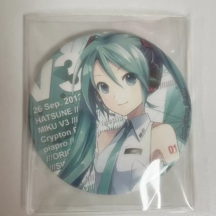 [BUNJANG] Vocaloid Hatsune Miku V3 Badge / 보컬로이드 하츠네 미쿠 v3 뱃지