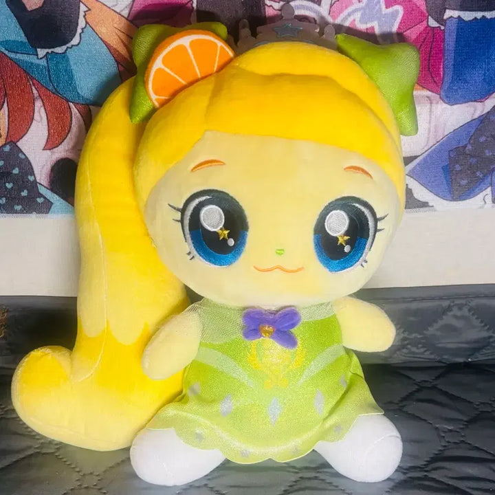 [BUNJANG] Catch Teenieping Saekomping Plush Doll / 새콤달콤 캐치 티니핑 새콤핑 인형 누이 판매