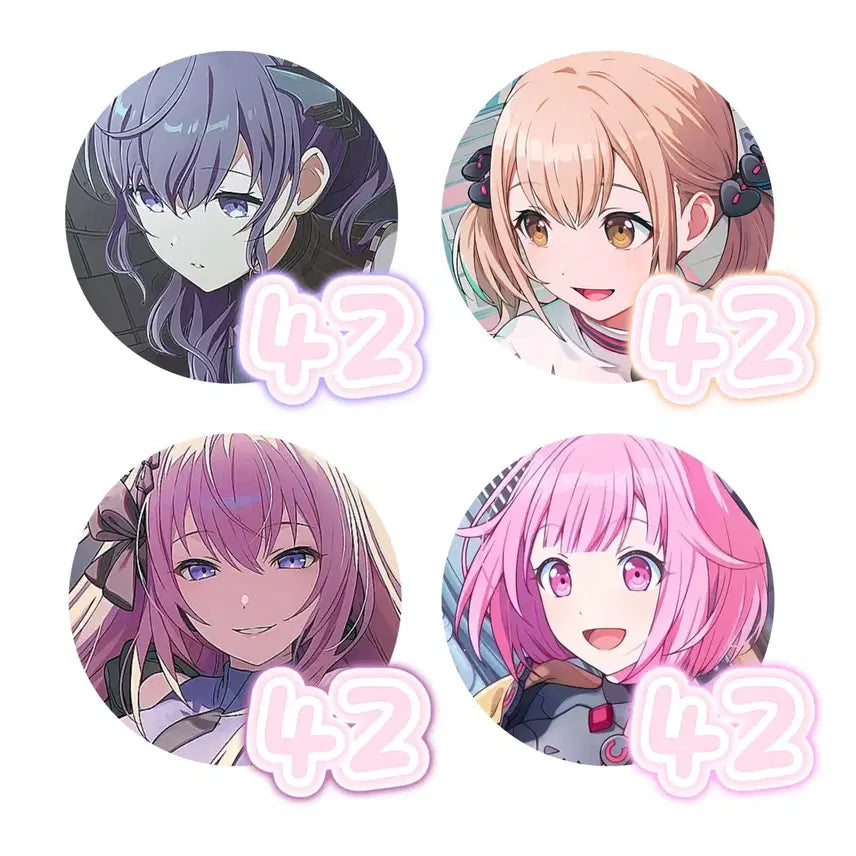[BUNJANG] Project Sekai Mahyhu Kohane Luka Emu Can Badge Bundle Set / 프세카 프로세카 마후유 코하네 루카 에무 캔뱃지 가선점 공구 분철 소분 니고 비배스 원더쇼