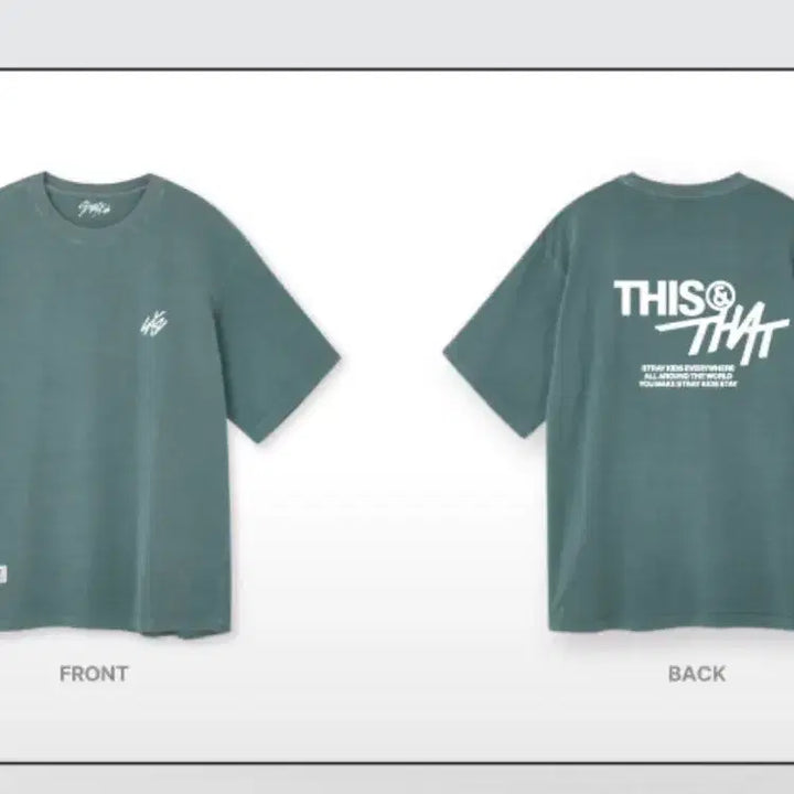 [BUNJANG] Stray Kids This &amp; That Album T-Shirt / (포카x) 스트레이키즈 스키즈 디스앤댓 판발 티셔츠