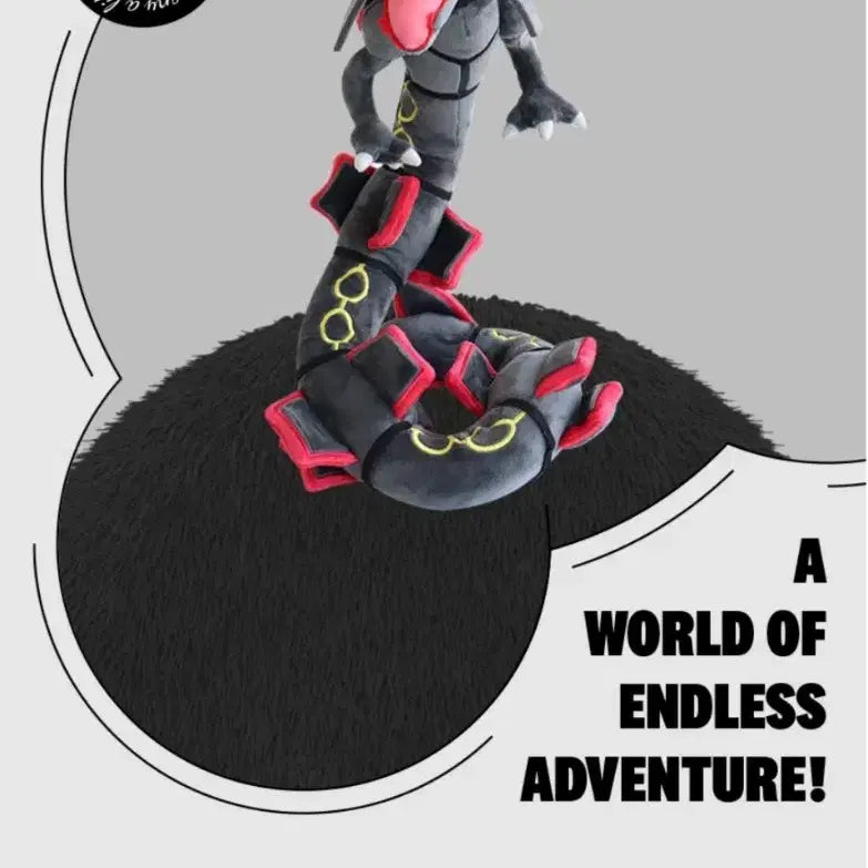 [BUNJANG] Pokemon Genuine Black Rayquaza Plush 1m / [새상품]포켓몬스터 정품 검은 레쿠쟈 인형 1m