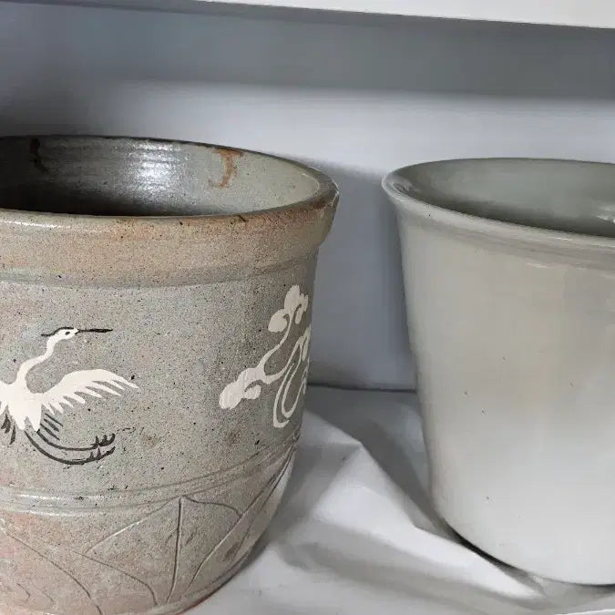 [BUNJANG] Shin Jeong-hee Painting Vase / 신정희 화분
