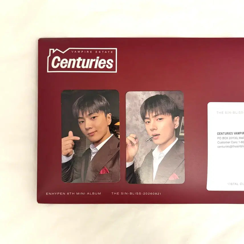 [BUNJANG] ENHYPEN Jay Engene Ver. The Sin Bliss Full Set / 엔하이픈 제이 엔진반 풀셋 풀세트 the sin bliss engene ver centuries