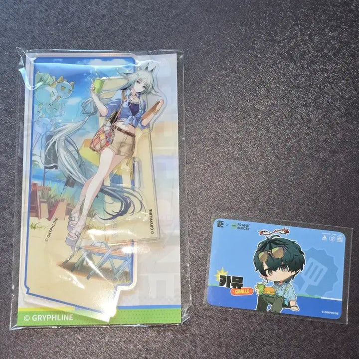 [BUNJANG] Arknights Endfield Frank Burger Collaboration Kyeol Acrylic Stand + Camus Redeem Code / 명일방주 엔드필드 프랭크버거 콜라보 결 아크릴스탠드+ 카뮤 리딤