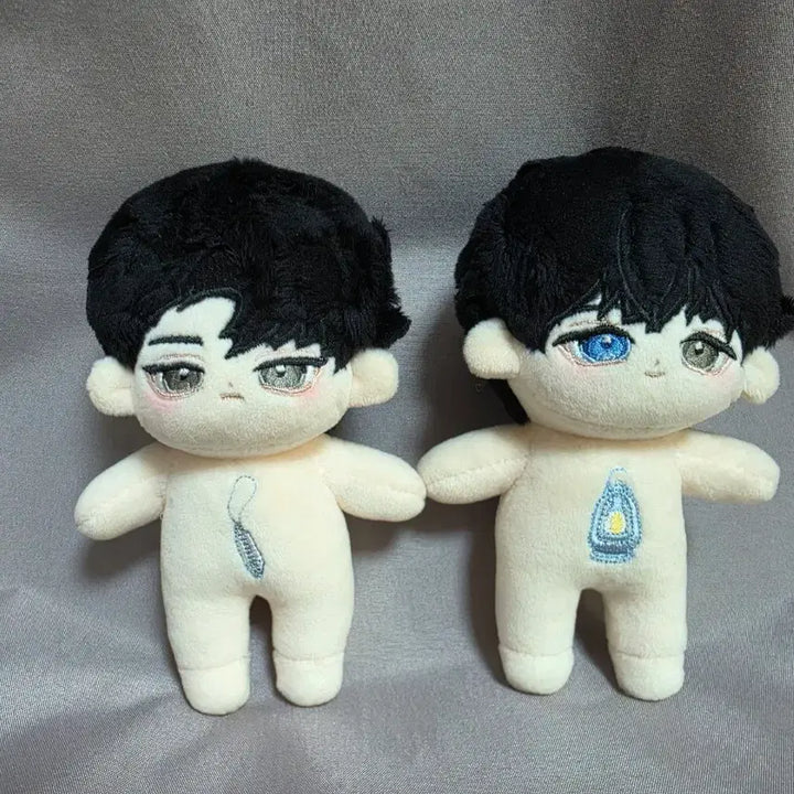 [BUNJANG] Unsealed 10cm Plush Doll Bundle Set (Bboogeul Haeryang &amp; Bboogeul Muhyeon) / 어바등 10cm 비공식 솜인형 뽀글해량 뽀글무현 일괄판매 어두운 바다의 등불이 되어