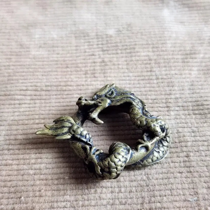 [BUNJANG] Brass Dragon Pendant Keychain Accessory / 황동 용 펜던트. 키고리 펜던트