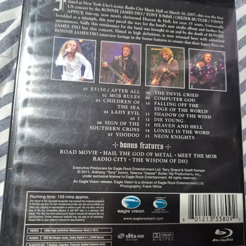 [BUNJANG] Heaven &amp; Hell Live at Radio City Music Hall 2007 Blu-ray / 헤븐앤 헬 live radio city music he&