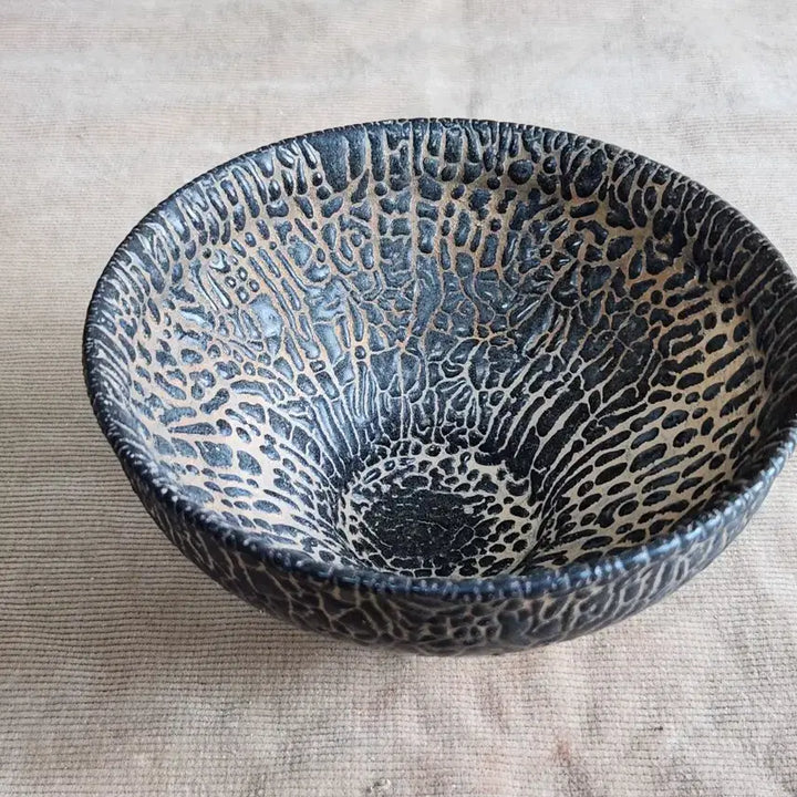 [BUNJANG] Authentic Jian Ware Tea Bowl with Beautiful Glaze Variation / 출토 진품 요변좋은 천목다완