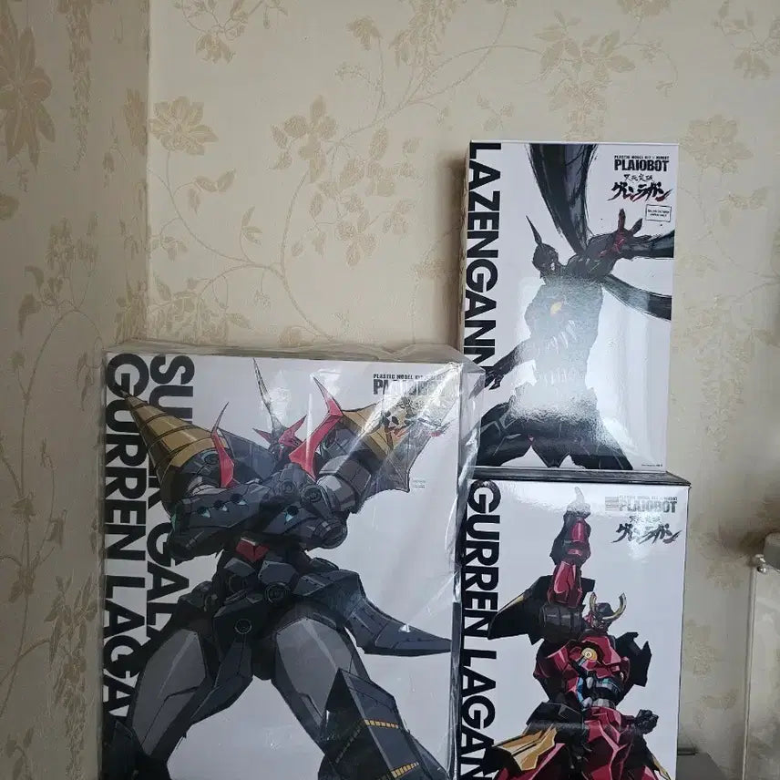 [BUNJANG] Sentinel PRIOROT Gurren Lagann &amp; Enkidu Bundle Set / 센티넬 프라이오봇 그렌라간. 라젠간. 초은하 그렌라간 일괄 판매합니다